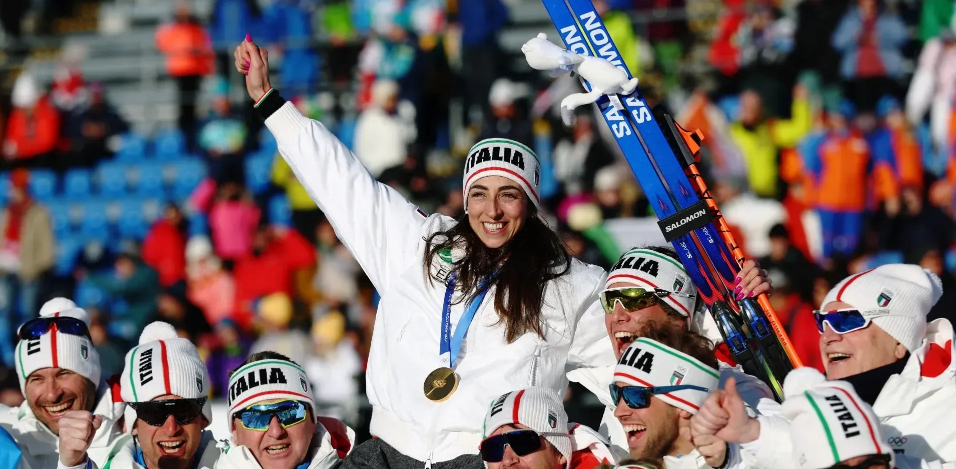 Подробнее о статье Олімпійські чемпіонки на італійському фестивалі пісні