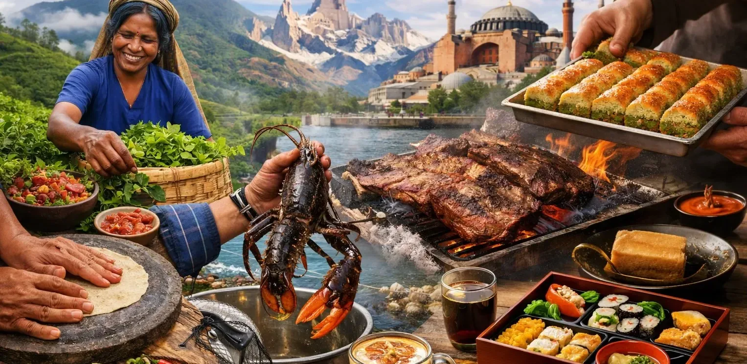 Подробнее о статье Гастрономічні пригоди: Від чаю Шрі-Ланки до асадо в Андах