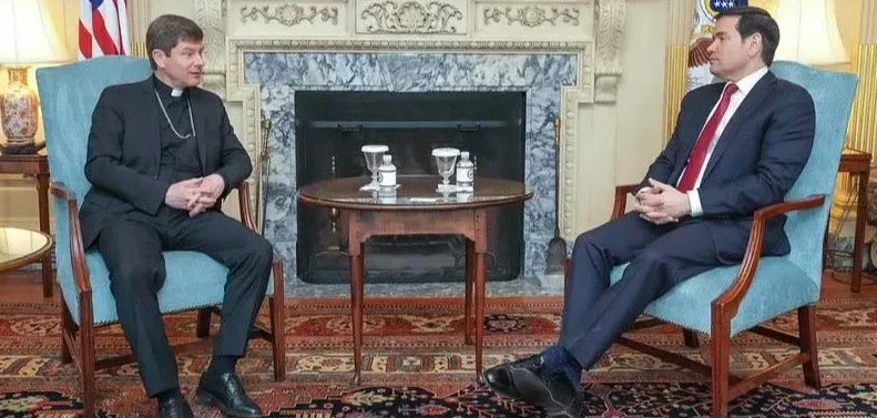 Подробнее о статье Єпископ Кривицький про зустріч з Рубіо та підтримку України консерваторами