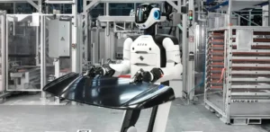 Подробнее о статье BMW розгорнув гуманоїдного робота AEON на заводі в Німеччині