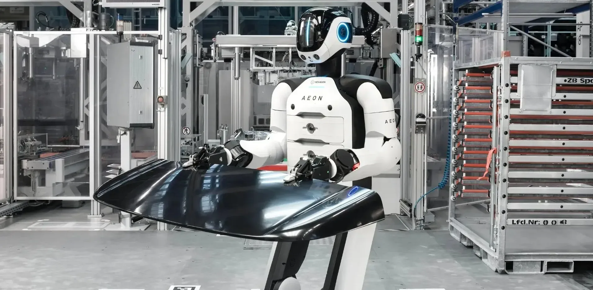 Подробнее о статье BMW розгорнув гуманоїдного робота AEON на заводі в Німеччині