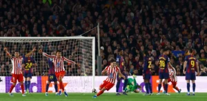 Подробнее о статье Атлетіко здобуває перемогу над Барселоною у Лізі чемпіонів