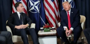 Подробнее о статье Обговорення виходу США з НАТО: зустріч Трампа і Рютте