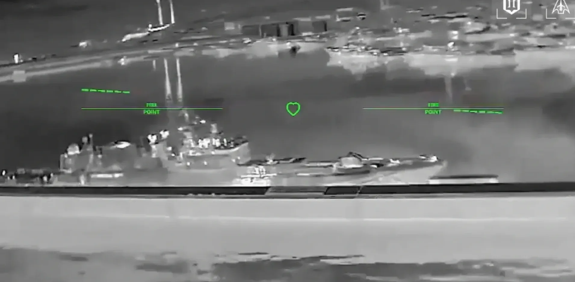 Подробнее о статье Ураження російського фрегата Адмірал Григорович українськими дронами