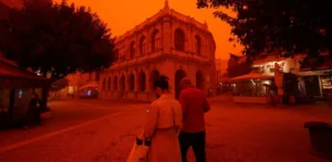 Подробнее о статье Пилова буря з Сахари накрила Крит: наслідки та ситуація